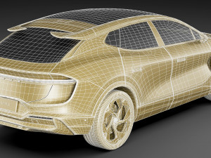 Lotus Eletre 2023 with interior Model 3D