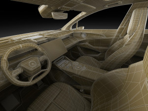 Lotus Eletre 2023 with interior Model 3D