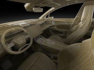 Lotus Eletre 2023 with interior 3D Model
