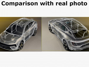 Lotus Eletre 2023 with interior Model 3D