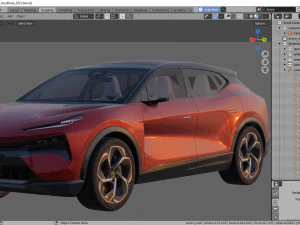 Lotus Eletre 2023 with interior 3D Model