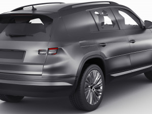 Test prototype SUV in camouflage Modèle 3D