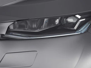 Test prototype SUV in camouflage 3D Model