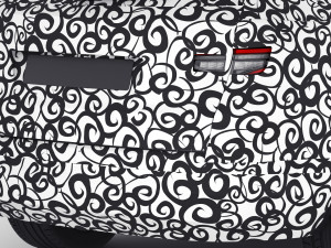 Test prototype SUV in camouflage Modèle 3D