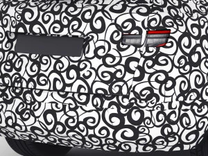 Test prototype SUV in camouflage 3D Model