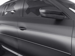 Test prototype SUV in camouflage 3D Model