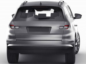 Test prototype SUV in camouflage Modèle 3D