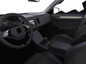 Test prototype SUV in camouflage Modèle 3D