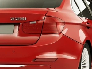 b m w 3 2012 sedan 3D Model