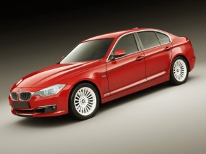 b m w 3 2012 sedan 3D-Modell