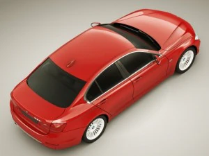 b m w 3 2012 sedan 3D Model