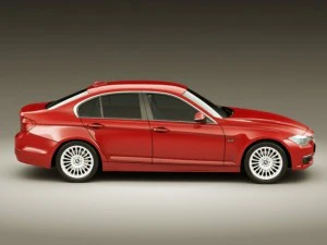 b m w 3 2012 sedan 3D Model