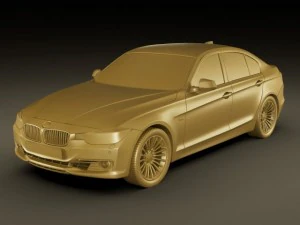 b m w 3 2012 sedan 3D Model
