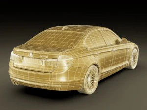 b m w 3 2012 sedan 3D Model