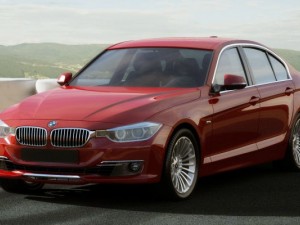 b m w 3 2012 sedan 3D-Modell