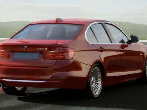 b m w 3 2012 sedan 3D-Modell