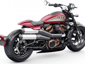 Harley-Davidson Sportster S 2022 3D Model