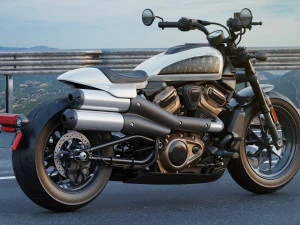 Harley-Davidson Sportster S 2022 3D Model