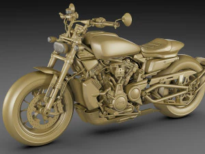 Harley-Davidson Sportster S 2022 3D Model