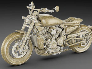 Harley-Davidson Sportster S 2022 3D Model