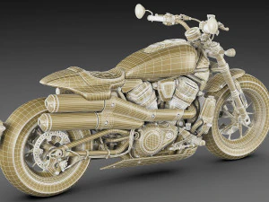 Harley-Davidson Sportster S 2022 3D Model