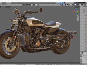 Harley-Davidson Sportster S 2022 Modèle 3D