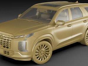 Hyundai Palisade 2023 3D Model
