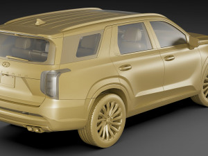 Hyundai Palisade 2023 3D Model