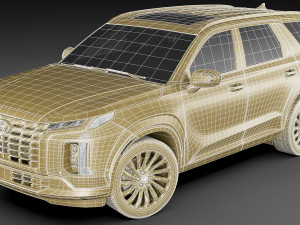 Hyundai Palisade 2023 3D Model