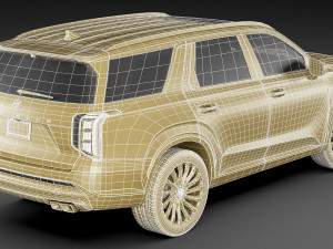 Hyundai Palisade 2023 3D Model