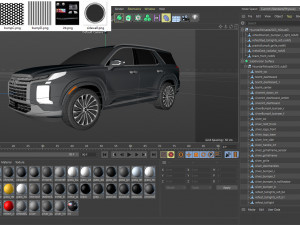 Hyundai Palisade 2023 3D Model