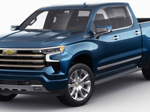 Chevrolet Silverado 2022 High Country 3D 모델