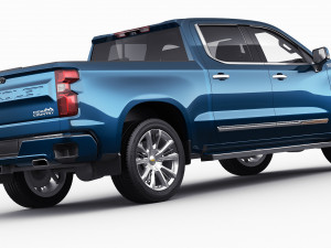 Chevrolet Silverado 2022 High Country 3D 모델