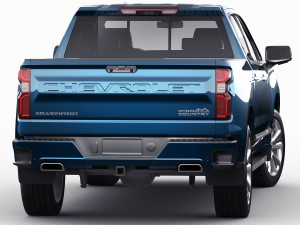 Chevrolet Silverado 2022 High Country 3D 모델