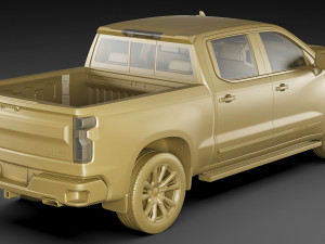 Chevrolet Silverado 2022 High Country 3D 모델