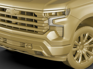 Chevrolet Silverado 2022 High Country 3D 모델