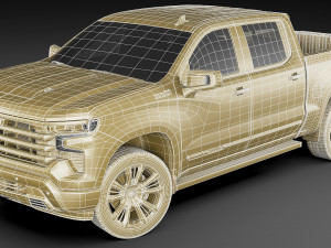 Chevrolet Silverado 2022 High Country 3D 모델