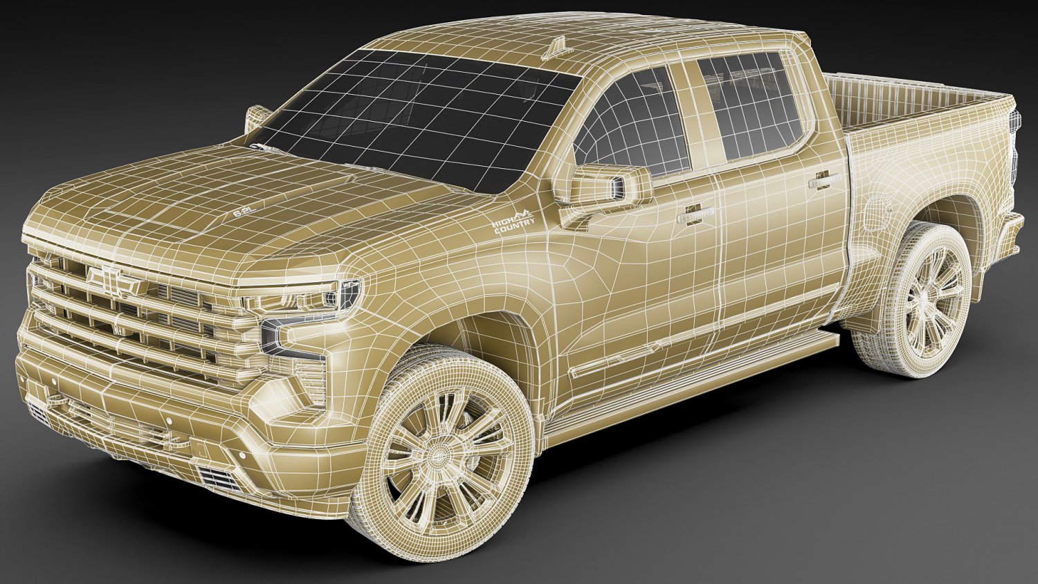 3d модель chevrolet
