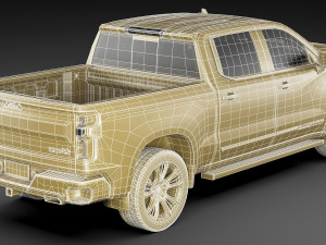 Chevrolet Silverado 2022 High Country 3D 모델