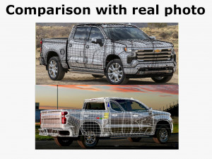 Chevrolet Silverado 2022 High Country 3D 모델
