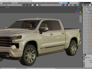 Chevrolet Silverado 2022 High Country 3D 모델