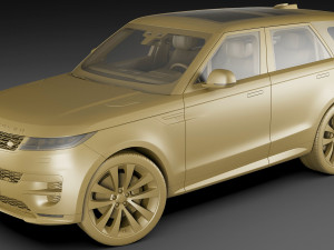Land Rover Range Rover Sport 2023 Model 3D