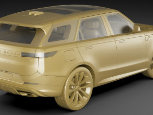 Land Rover Range Rover Sport 2023 Model 3D