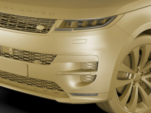 Land Rover Range Rover Sport 2023 Model 3D