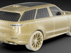 Land Rover Range Rover Sport 2023 Model 3D