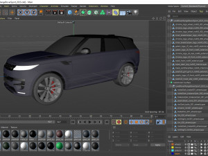 Land Rover Range Rover Sport 2023 Model 3D