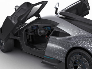 Mercedes-AMG One 2023 3D Модель