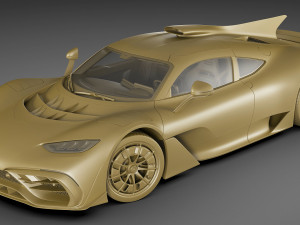 Mercedes-AMG One 2023 3D Модель