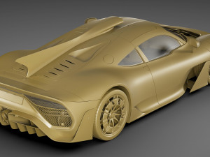 Mercedes-AMG One 2023 3D Модель