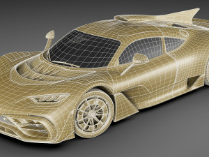 Mercedes-AMG One 2023 3D Модель
